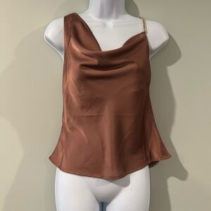 Astr tank with gold chain strap size m never worn